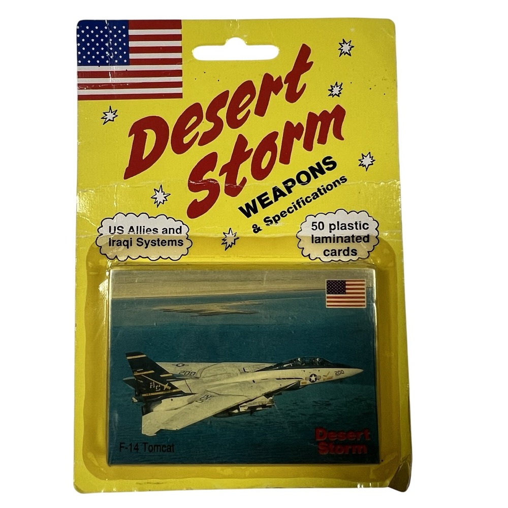 1991 DSI Desert Storm‎ Weapons 50 Card Set Plastic Laminated Vintage Sealed